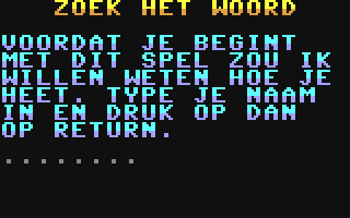 C64 GameBase Zoek_het_Woord (Public_Domain) 1989