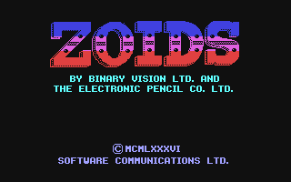 C64 GameBase Zoids_-_The_Battle_Begins Martech 1986