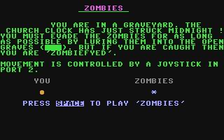C64 GameBase Zombies