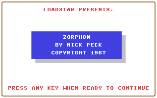 C64 GameBase Zorphon Loadstar/Softdisk_Publishing,_Inc. 1987