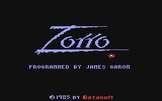 C64 GameBase Zorro Datasoft 1985