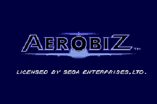 SMD GameBase Aerobiz KOEI_Corporation 1992