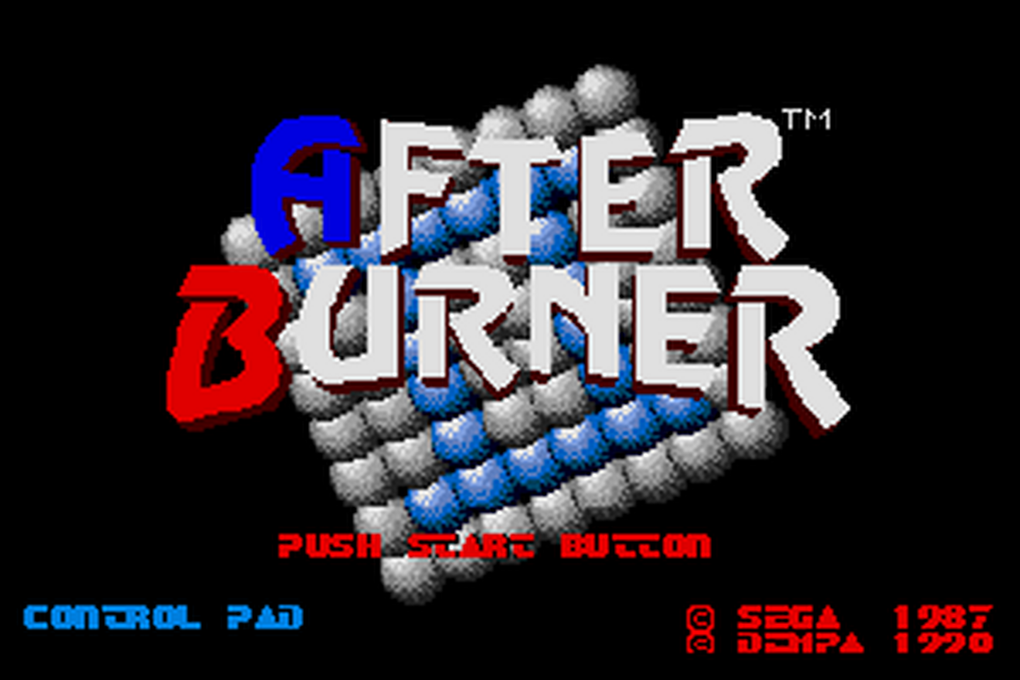 SMD GameBase Afterburner_II Sega_BORRAR 1990