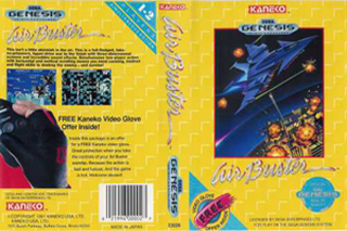 SMD GameBase Air_Busters Kaneko_Co.,_Ltd. 1991