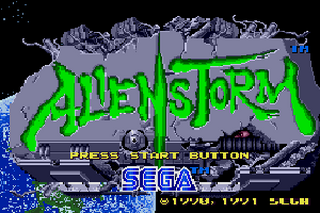 SMD GameBase Alien_Storm Sega_BORRAR 1991