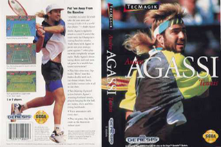 SMD GameBase Andre_Agassi_Tennis Lance_Investments/TecMagik 1992