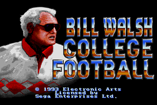 SMD GameBase Bill_Walsh_College_Football Electronic_Arts,_Inc. 1993