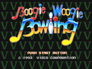SMD GameBase Boogie_Woogie_Bowling Visco_Corporation 1993