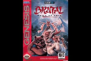 SMD GameBase Brutal:_Paws_of_Fury GameTek,_Inc. 1994