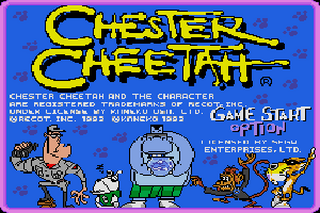 SMD GameBase Chester_Cheetah:_Too_Cool_To_Fool Kaneko_Co.,_Ltd. 1993