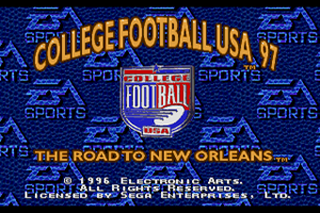 SMD GameBase College_Football_USA_97:_The_Road_To_New_Orleans Electronic_Arts,_Inc. 1996