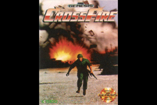 SMD GameBase Crossfire Kyugo_Trading 1991