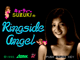 SMD GameBase Cuty_Suzuki_No_Ringside_Angel Asmik_Corporation 1990