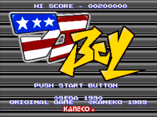 SMD GameBase DJ_Boy_(Japan) Kaneko_Co.,_Ltd. 1990