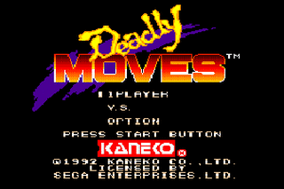 SMD GameBase Deadly_Moves/Power_Athlete Kaneko_Co.,_Ltd. 1992