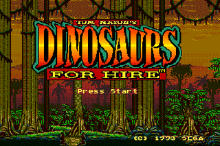 SMD GameBase Dinosaurs_for_Hire SEGA_Enterprises_Ltd. 1993