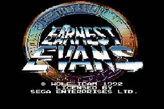 SMD GameBase Earnest_Evans Wolf_Team 1992