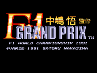 SMD GameBase F1_Grand_Prix_-_Nakajima_Satoru Varie_Corporation 1991