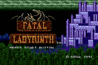 SMD GameBase Fatal_Labyrinth SEGA_Enterprises_Ltd. 1991