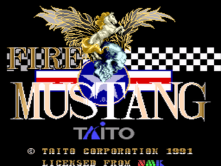 SMD GameBase Fire_Mustang Taito_Corporation 1991