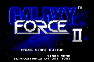 SMD GameBase Galaxy_Force_II CRI/Sega 1991