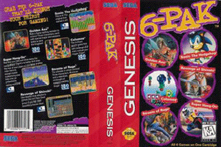 SMD GameBase 6-Pak SEGA_Enterprises_Ltd. 1995