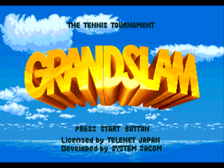 SMD GameBase Grandslam_-_The_Tennis_Tournament Telenet_Japan_Co.,_Ltd. 1992