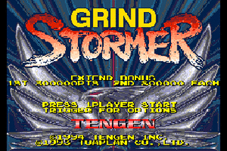 SMD GameBase Grind_Stormer Tengen_Inc. 1994
