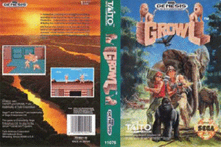 SMD GameBase Growl Taito_Corporation 1991