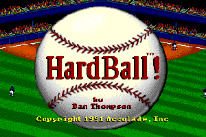 SMD GameBase Hardball Accolade,_Inc. 1991
