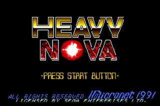 SMD GameBase Heavy_Nova Micronet_Co._Ltd. 1992