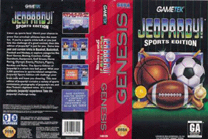SMD GameBase Jeopardy!_-_Sports_Edition GameTek,_Inc. 1993