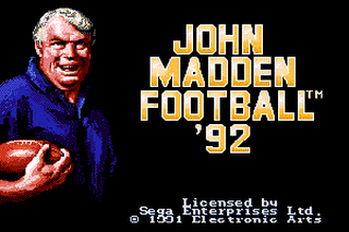 SMD GameBase John_Madden_Football_'92 Electronic_Arts,_Inc. 1991