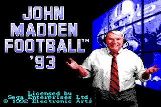 SMD GameBase John_Madden_Football_'93 Electronic_Arts,_Inc. 1992