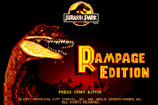 SMD GameBase Jurassic_Park_-_Rampage_Edition SEGA_Enterprises_Ltd. 1994