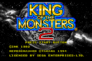 SMD GameBase King_Of_The_Monsters_2 TAKARA_Co.,_Ltd. 1994