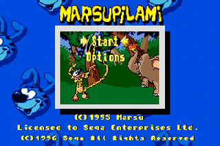 SMD GameBase Marsupilami Marsu/Sega 1995