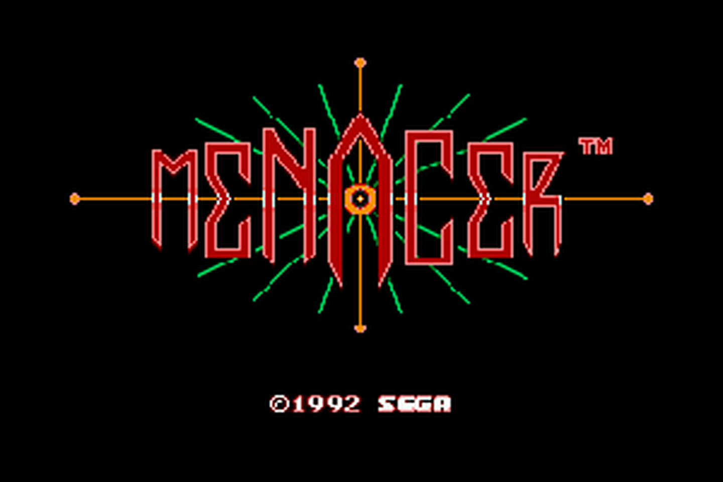 SMD GameBase Menacer_6_Game_Cartridge SEGA_Enterprises_Ltd. 1992