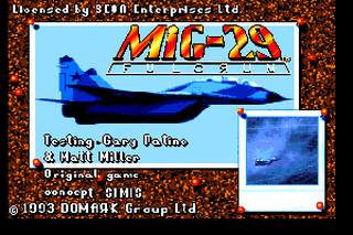 SMD GameBase MiG-29_Fulcrum Domark_Group_Ltd. 1993