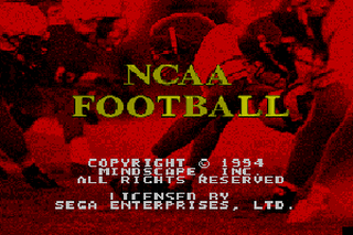 SMD GameBase NCAA_College_Football Mindscape,_Inc. 1994