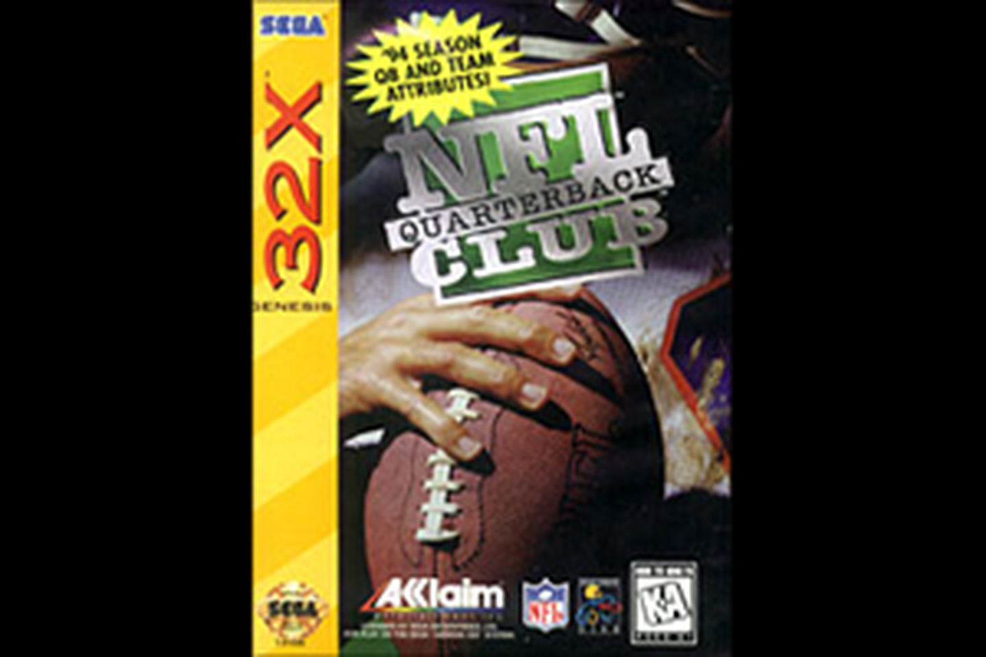 SMD GameBase NFL_Quarterback_Club_32X Acclaim_Entertainment,_Inc. 1995