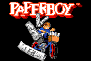 SMD GameBase Paperboy Atari/Tengen 1991