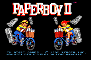 SMD GameBase Paperboy_II Atari/Tengen 1992