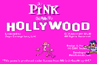SMD GameBase Pink_Goes_To_Hollywood TecMagik/Head_Games 1993