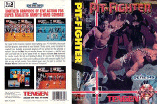 SMD GameBase Pit-Fighter Atari/Tengen 1991