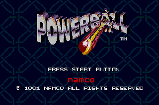 SMD GameBase Powerball Namco_Limited 1991