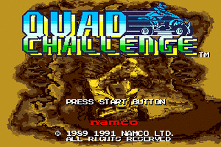 SMD GameBase Quad_Challenge Namco_Limited 1991