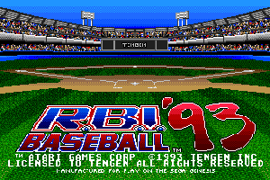 SMD GameBase RBI_Baseball_'93 Atari/Tengen 1993