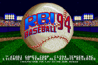 SMD GameBase RBI_Baseball_'94 Atari/Tengen 1994