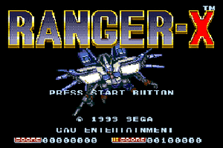 SMD GameBase Ranger_X Gau_Entertainment 1993